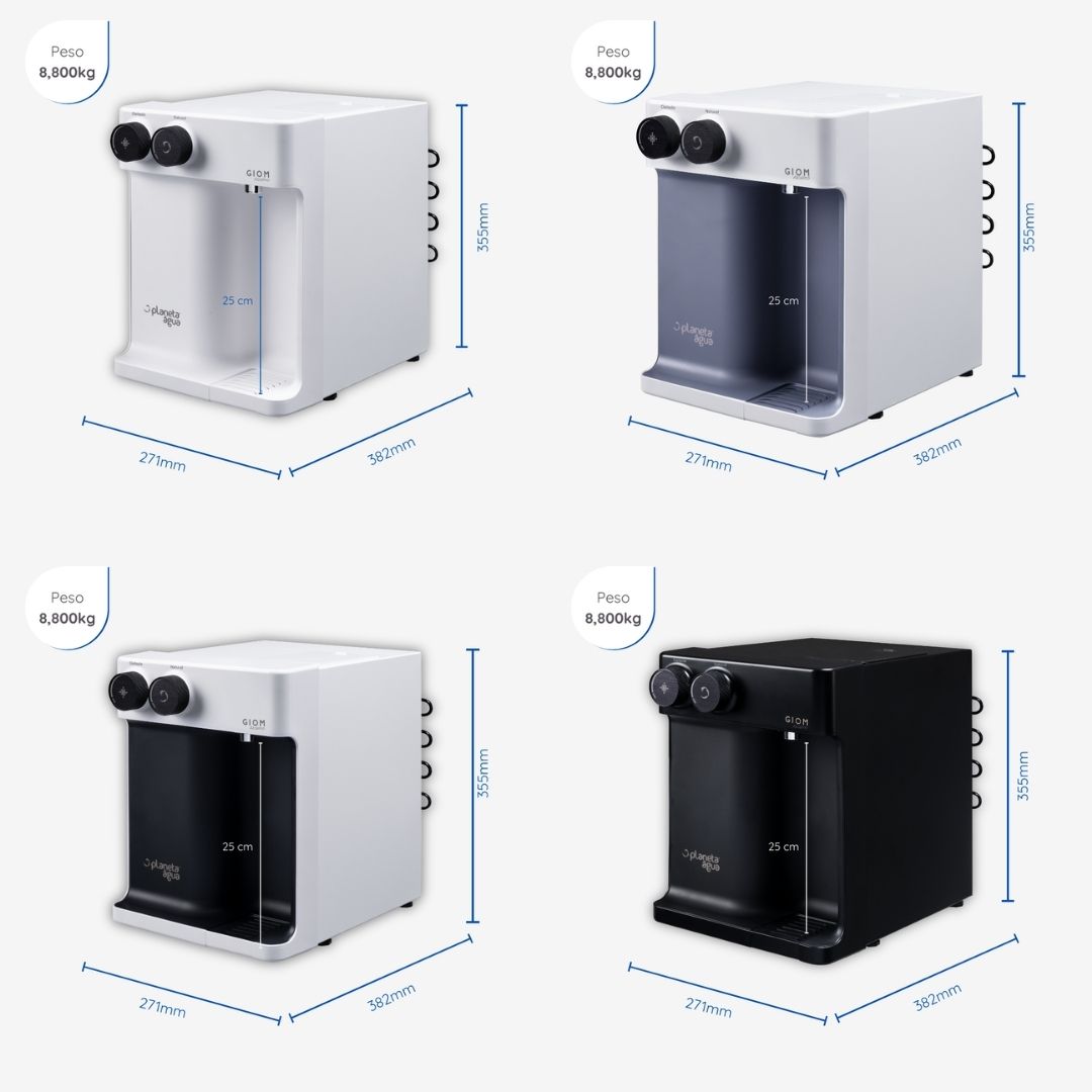 PURIFICADOR DE ÁGUA ALCALINA GIOM - PA11 PLANETA ÁGUA