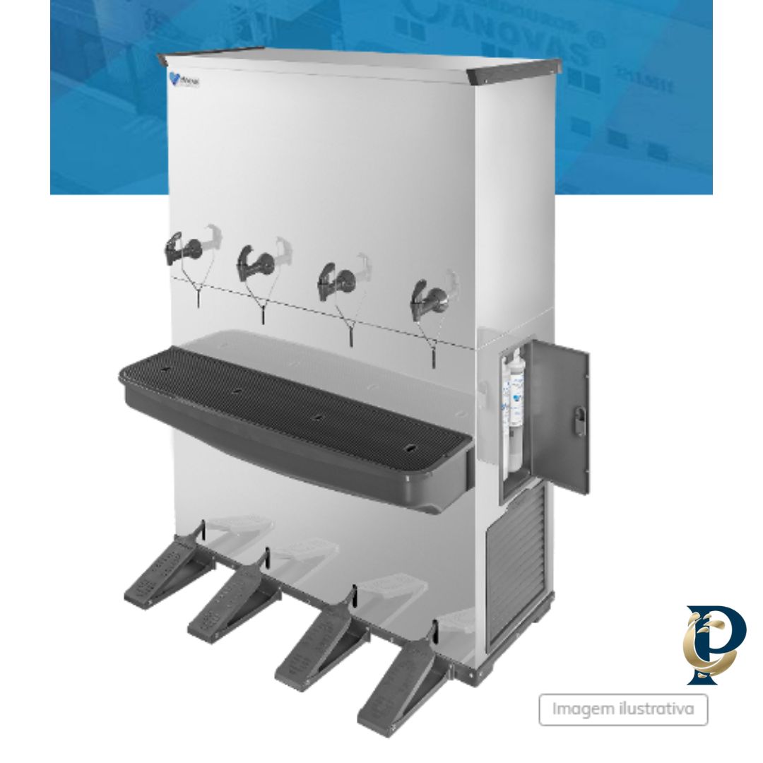 BEBEDOURO INDUSTRIAL RESIST ACIONAMENTO COM PEDAL 200L - CÂNOVAS