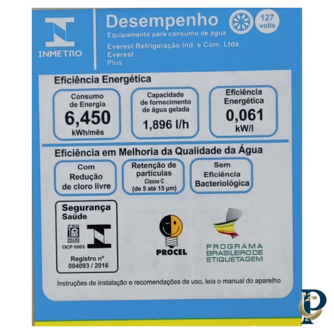 PURIFICADOR DE ÁGUA EVEREST - SOFT PLUS