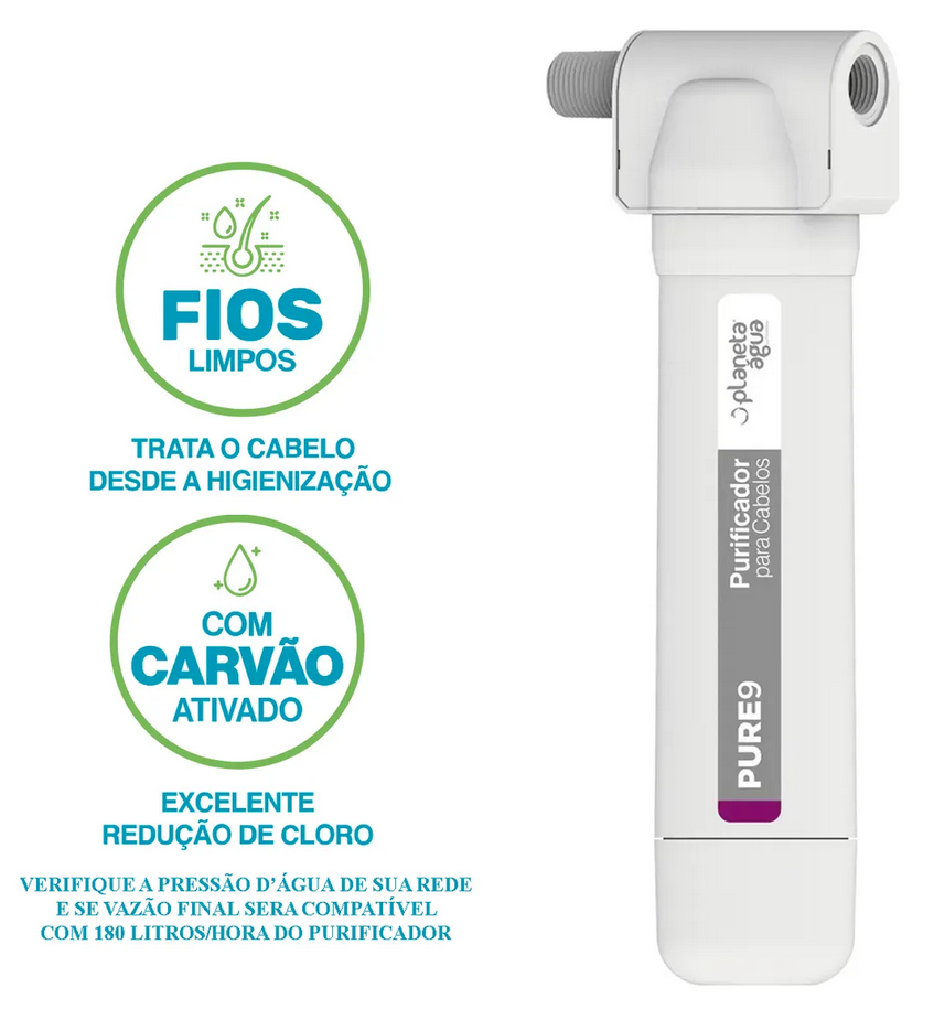 Filtro Purificador Planeta Água Pure9 CABELOS - 2014