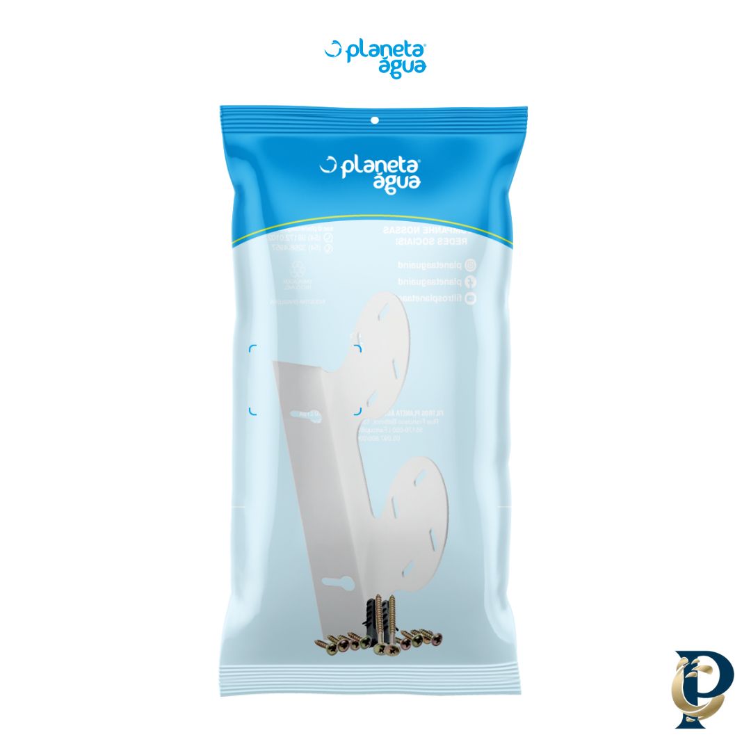 SUPORTE DUPLO DE METAL FIT AC025 - PLANETA ÁGUA