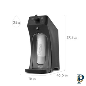 Purificador de Água gelada e natural  E-Due Bivolt Branco ou Preto - IBBL