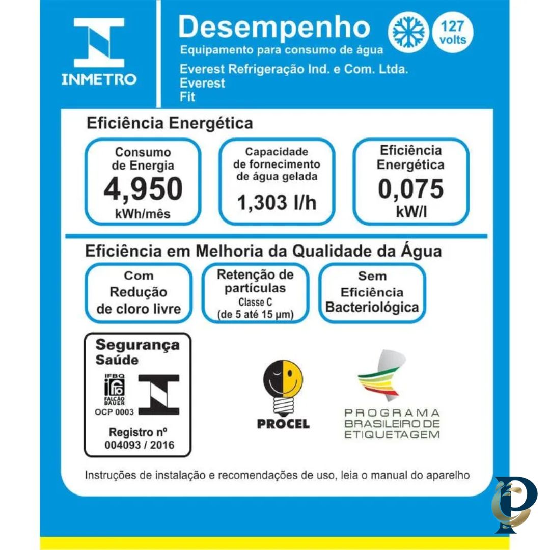 PURIFICADOR DE ÁGUA EVEREST - SOFT FIT