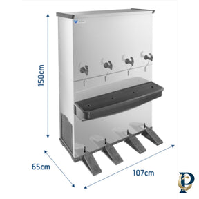 BEBEDOURO INDUSTRIAL RESIST ACIONAMENTO COM PEDAL 200L - CÂNOVAS